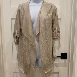 Elegant Beige Women's Cardigan